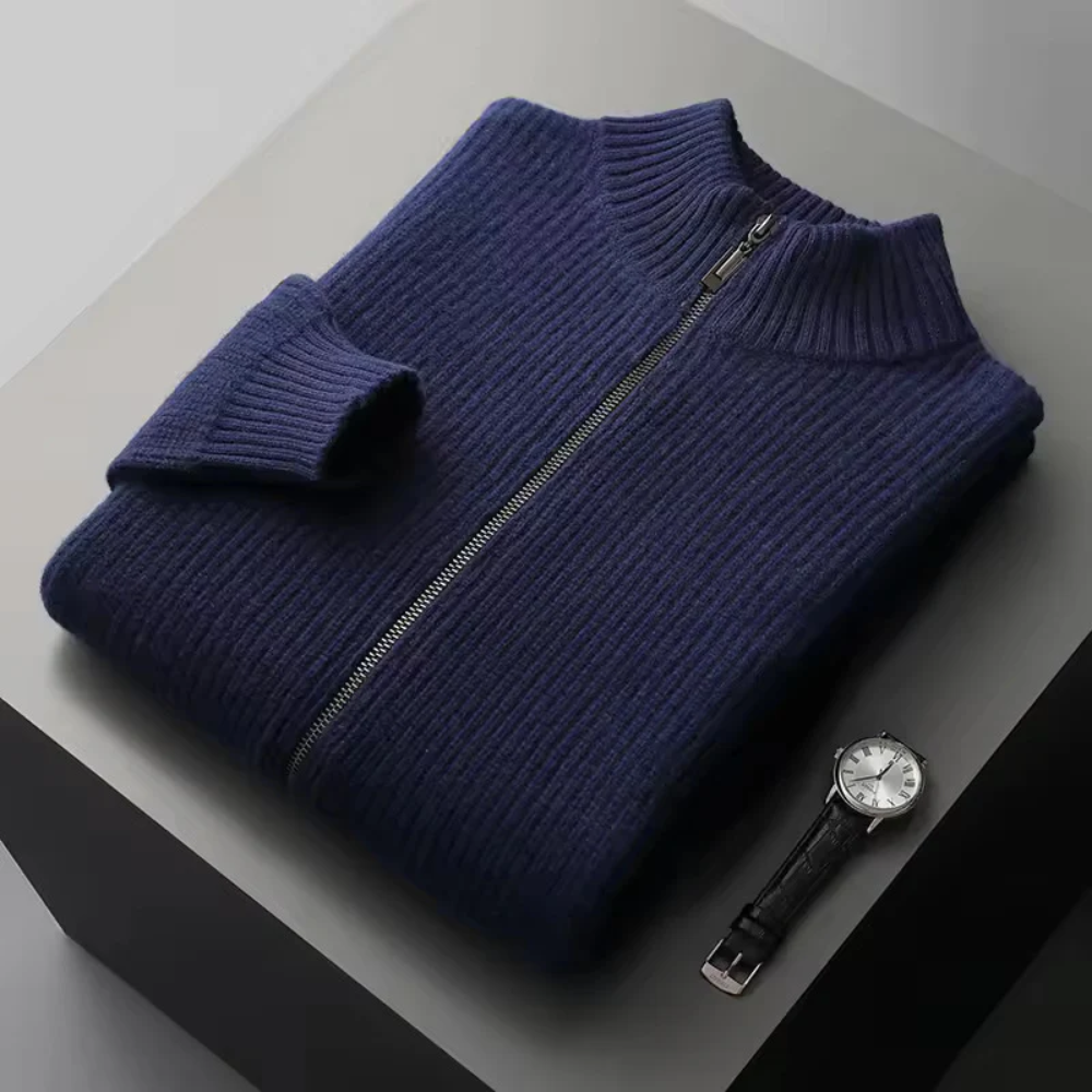 Magnus København | Veste med ribber i cashmere Seychellen