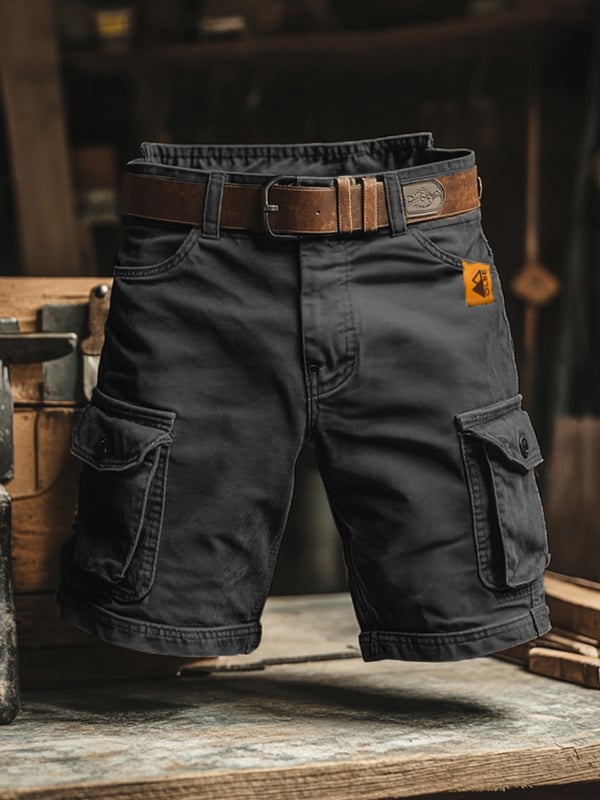 Magnus | Retro cargoshorts med flere lommer