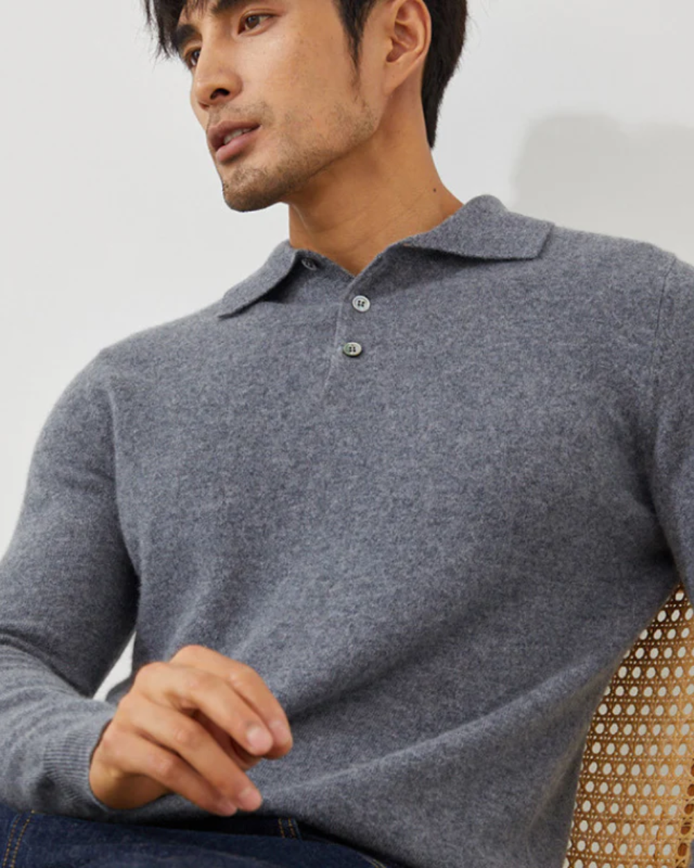 Magnus København | Ponza Cashmere Polo Sweater