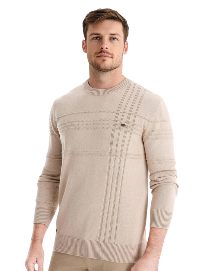 Magnus København | Herresweater med ternet design