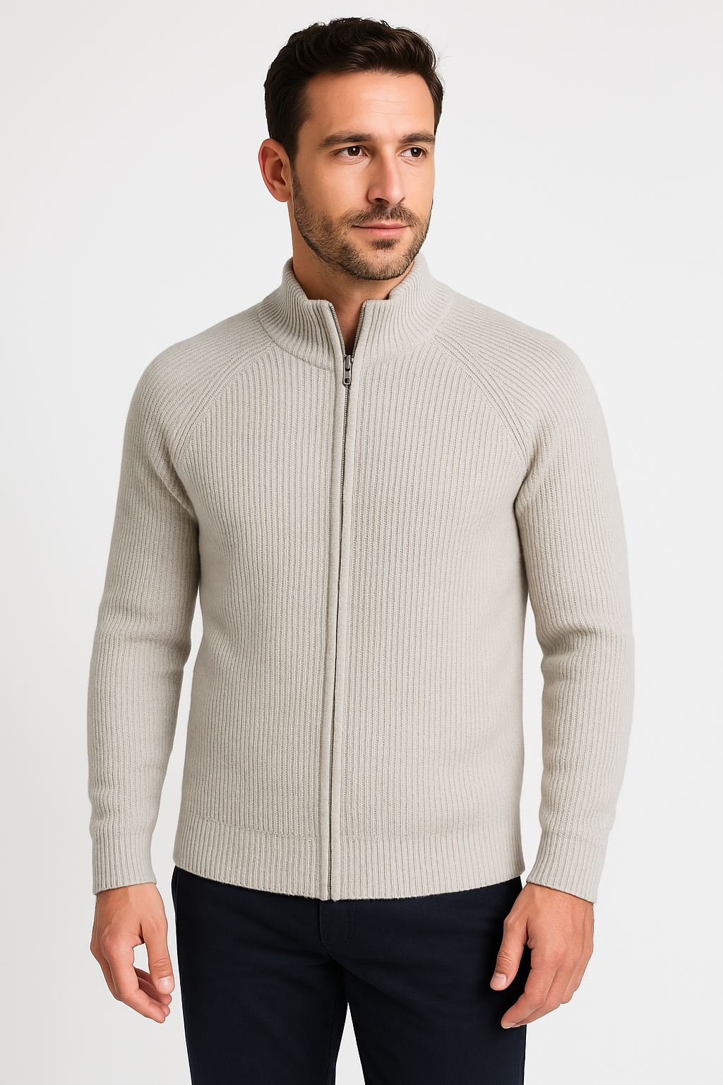 Magnus København | Merino uldjakke med lynlås Four Seasons
