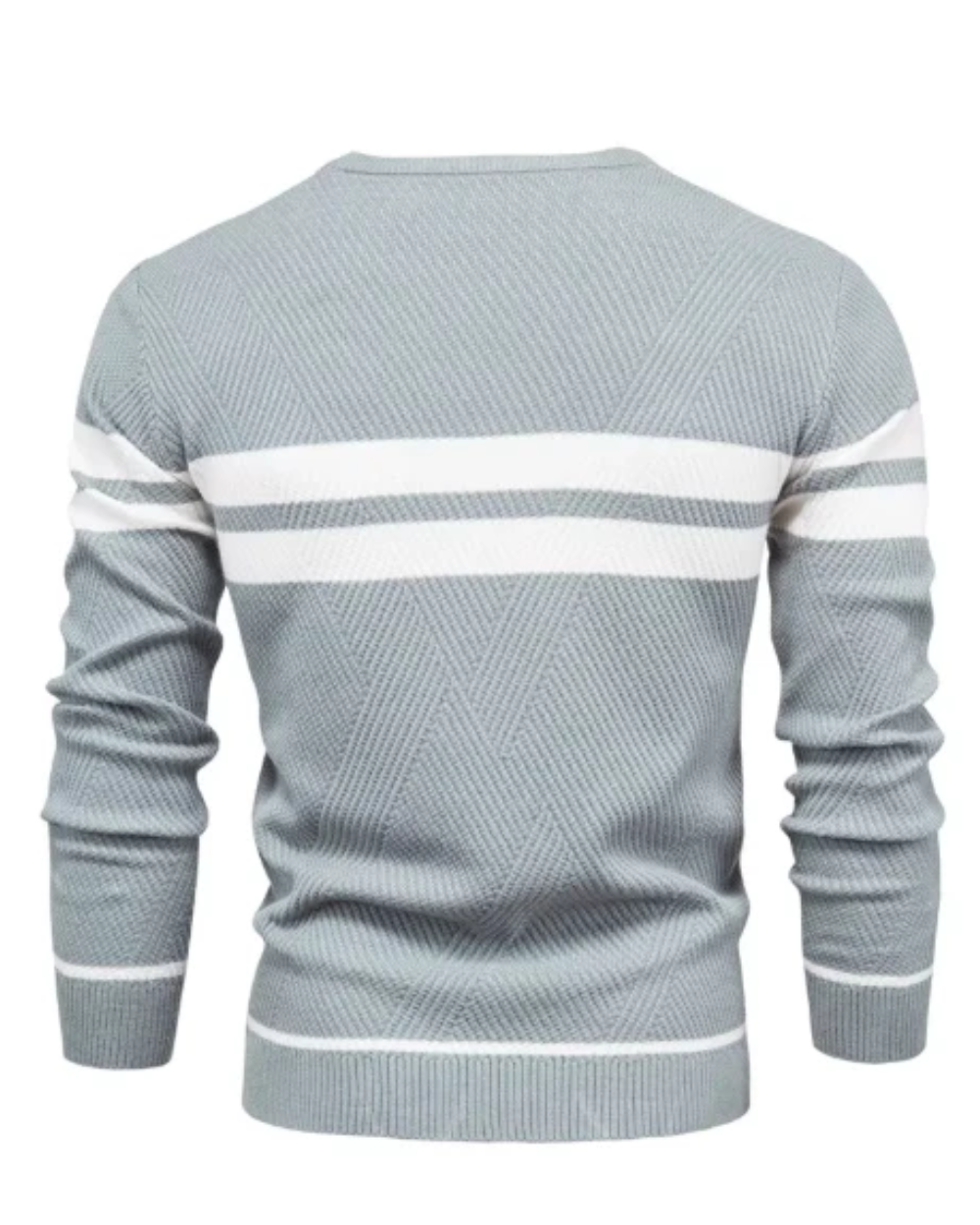 Magnus København | Stilfuld Herresweater Med Striber