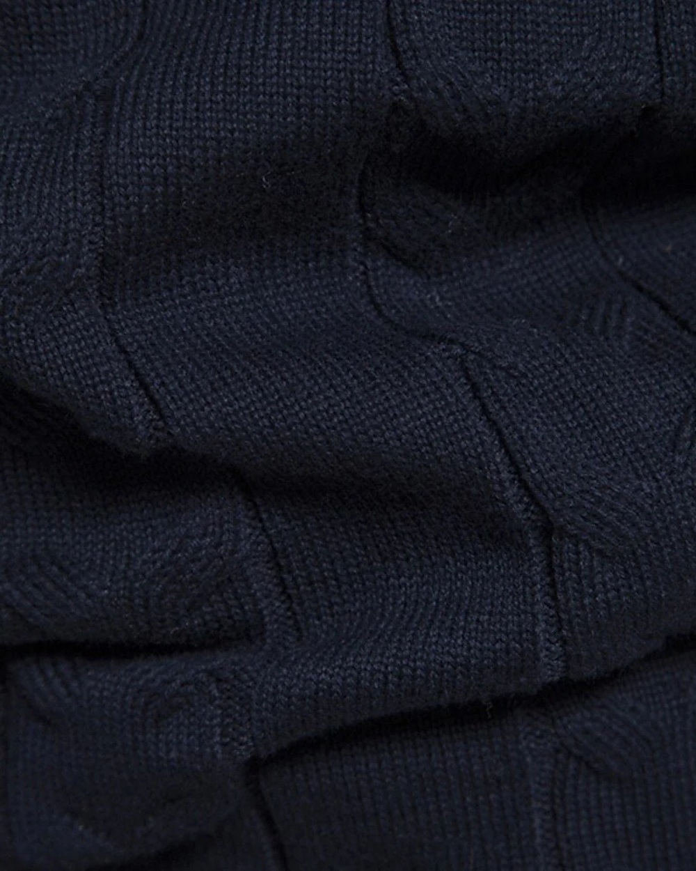 Magnus København | Frederico Cotton Zip Sweater med Mønster