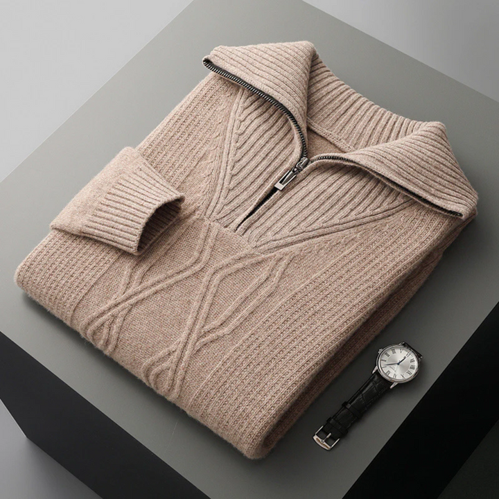 Magnus København | Taranto Merino Uld Zip Sweater