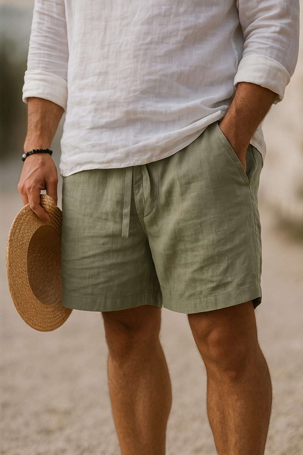 Magnus København | Elegante linnedshorts