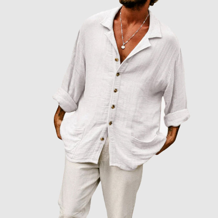 Magnus København | Palm Springs Linned Skjorte