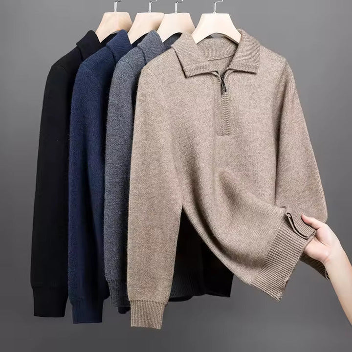 Magnus København | Gstaad Cashmere Quarter Zip Sweater