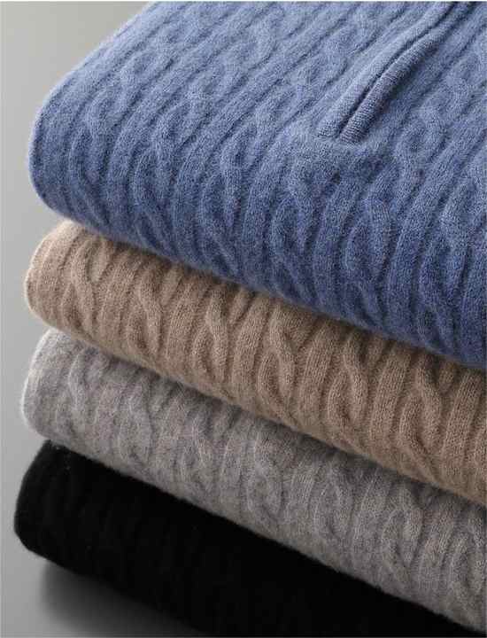 Magnus København | Deneb Cashmere Vævet Halv Zip