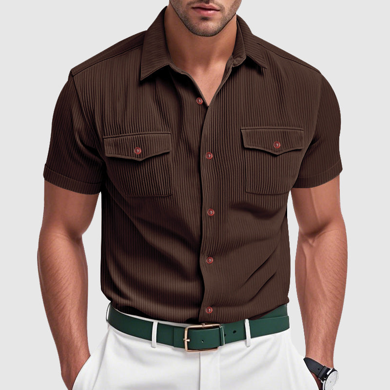 Magnus København | Elegant Corduroy Herreskjorte