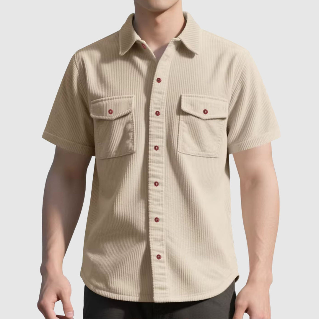 Magnus København | Elegant Corduroy Herreskjorte