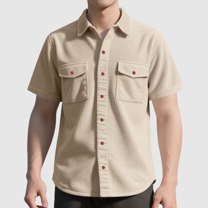 Magnus København | Elegant Corduroy Herreskjorte