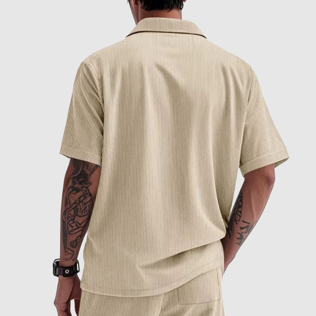 Magnus København | Elegant Corduroy Herreskjorte