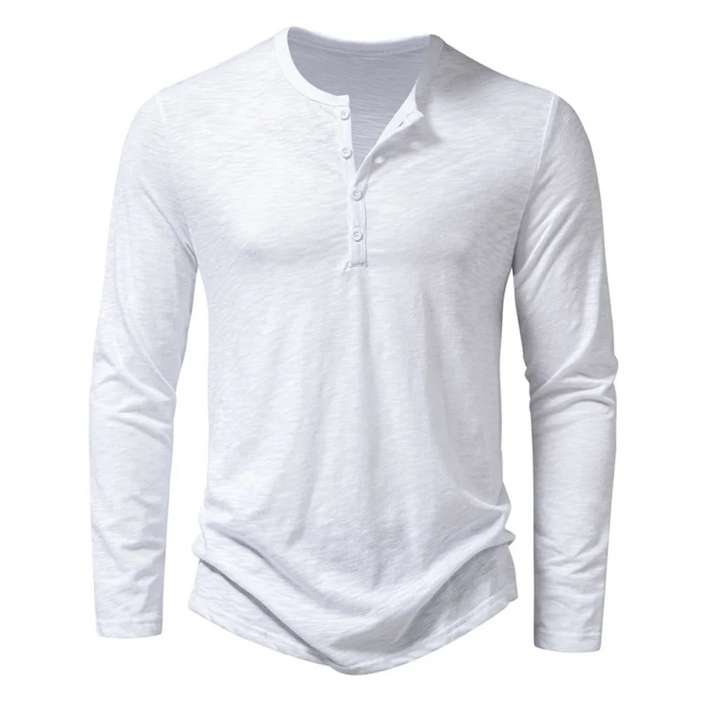 Magnus København | Langærmet Bomulds Polo Shirt