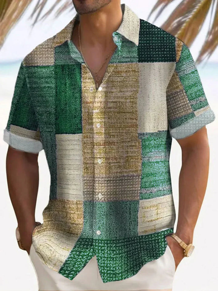 Magnus København | Elegant Patchwork Skjorte