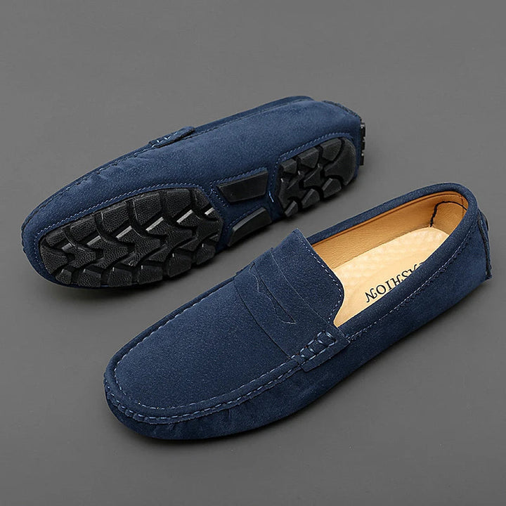 Magnus København | Suede Båd Loafers