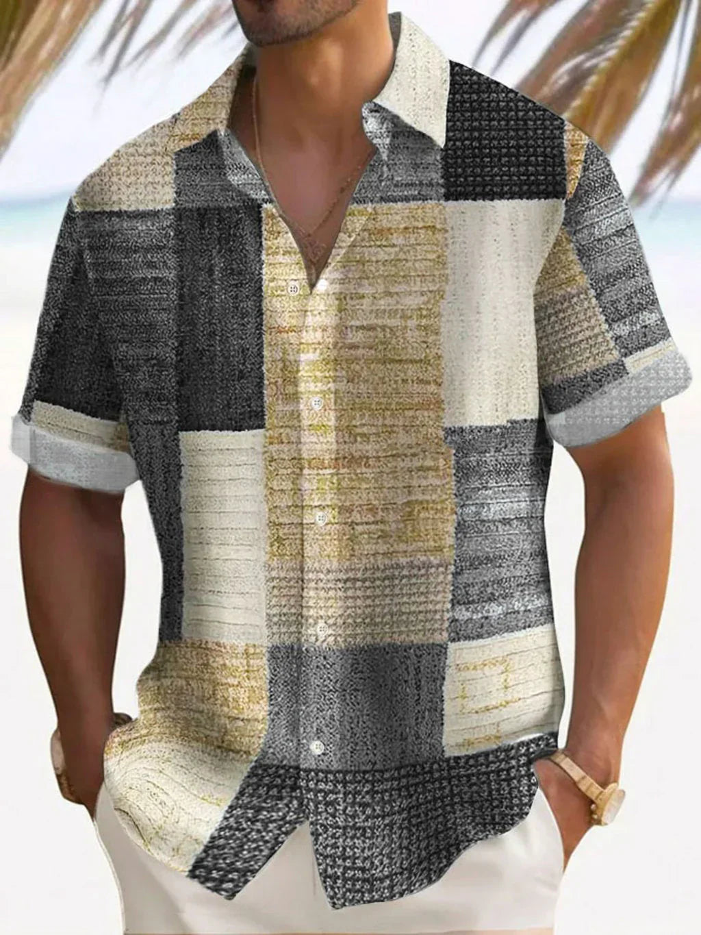 Magnus København | Elegant Patchwork Skjorte