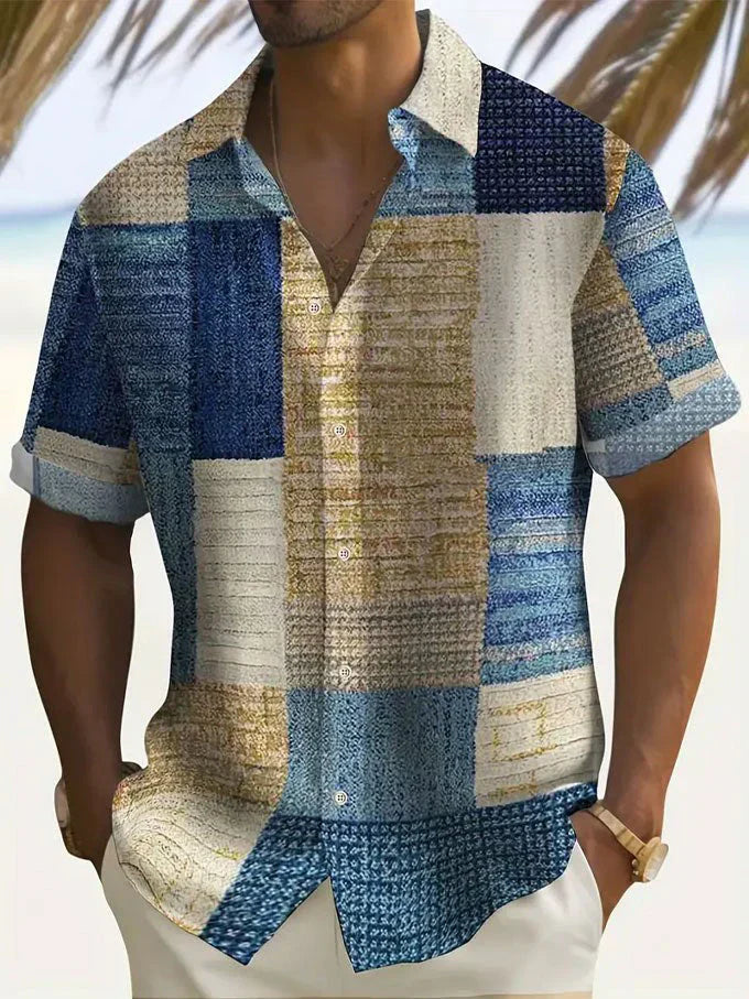 Magnus København | Elegant Patchwork Skjorte