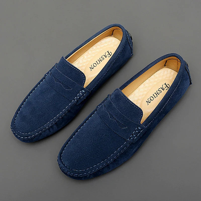 Magnus København | Suede Båd Loafers