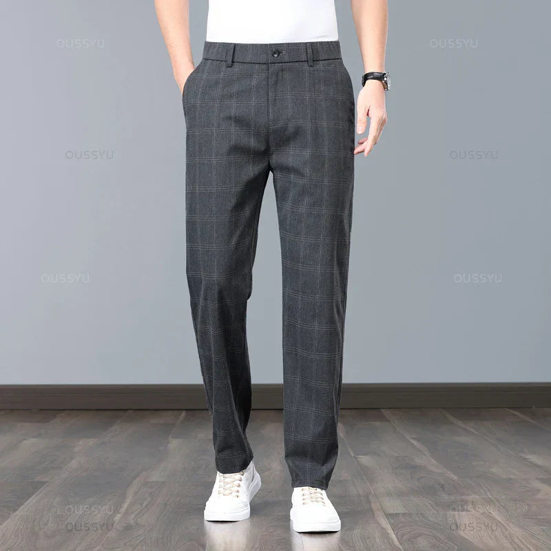 Magnus København | Plaid Stretch Bukser