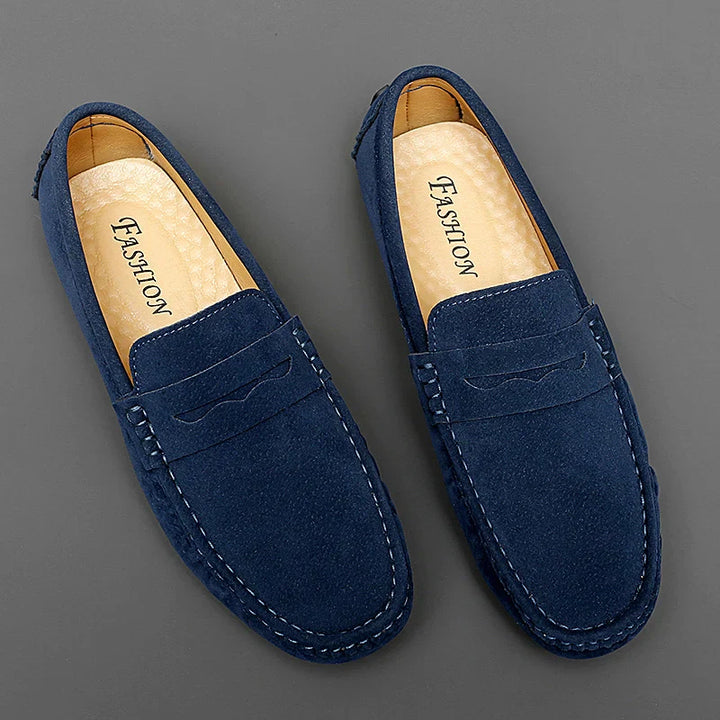 Magnus København | Suede Båd Loafers