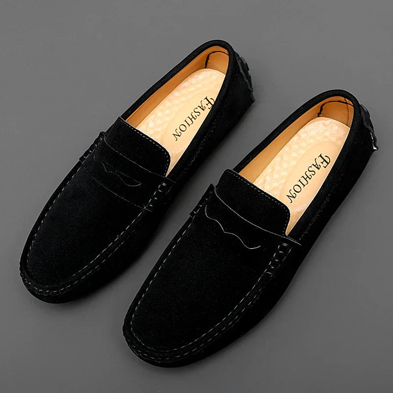 Magnus København | Suede Båd Loafers