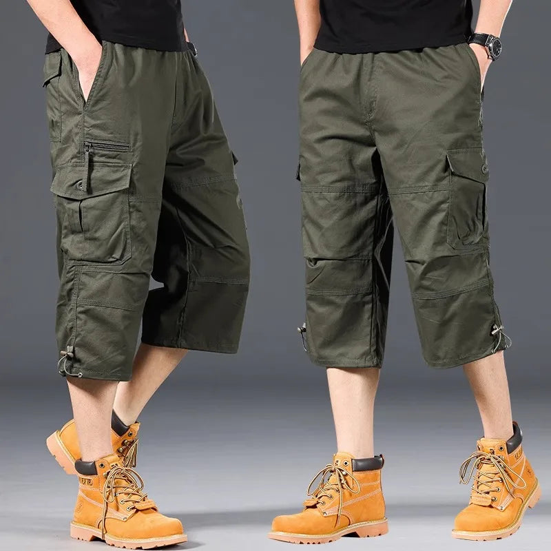 Magnus København | Lange Cargo Shorts i bomuld