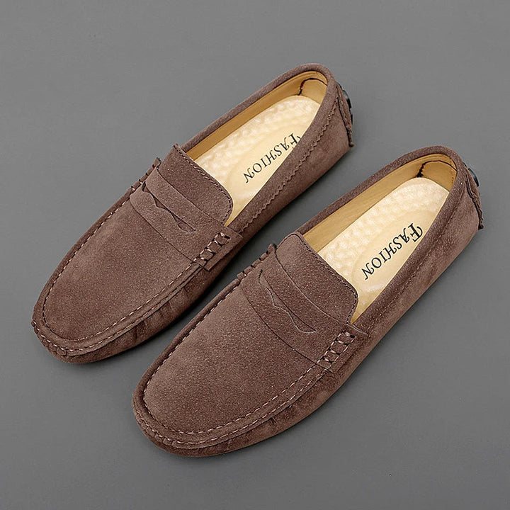 Magnus København | Suede Båd Loafers