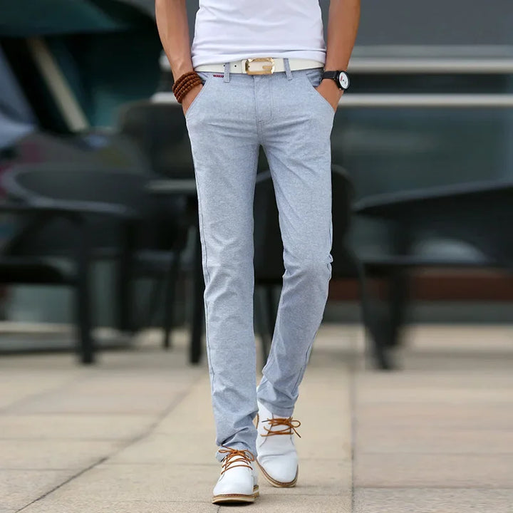 Magnus København | Slim Fit Linnedbukser