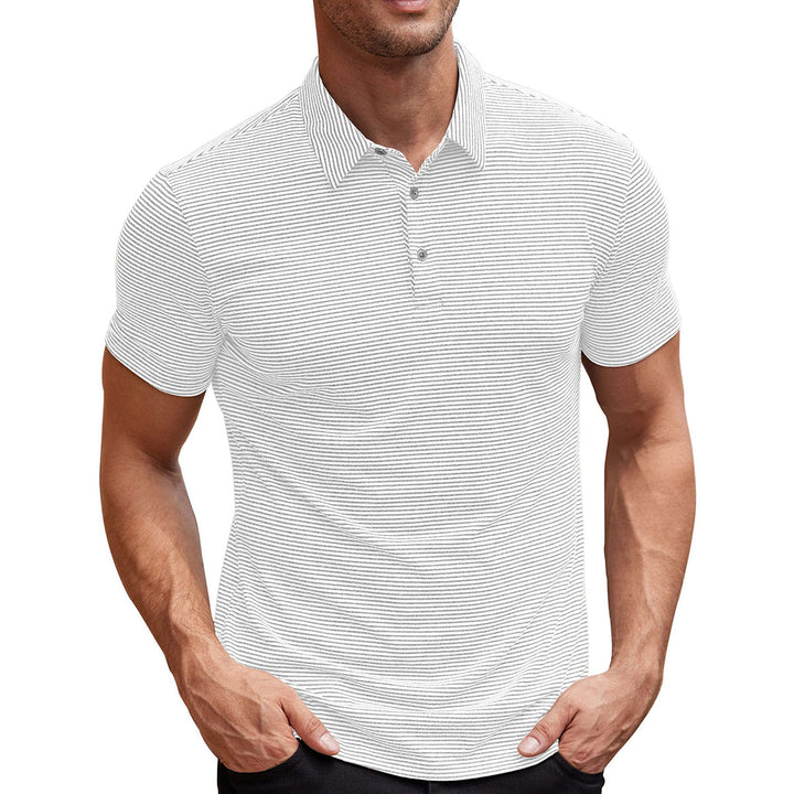 Magnus København | Stribet Polo T-shirt