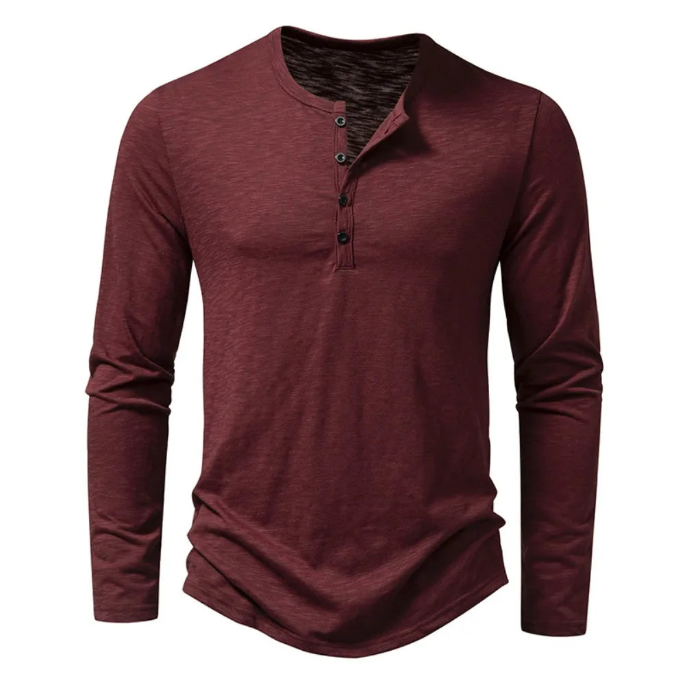 Magnus København | Langærmet Bomulds Polo Shirt