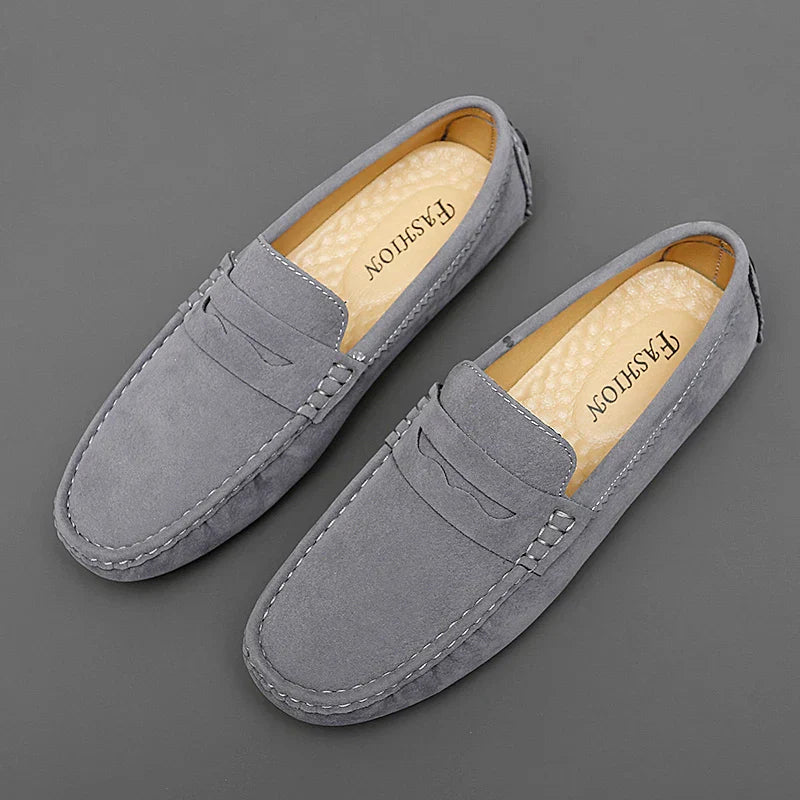 Magnus København | Suede Båd Loafers