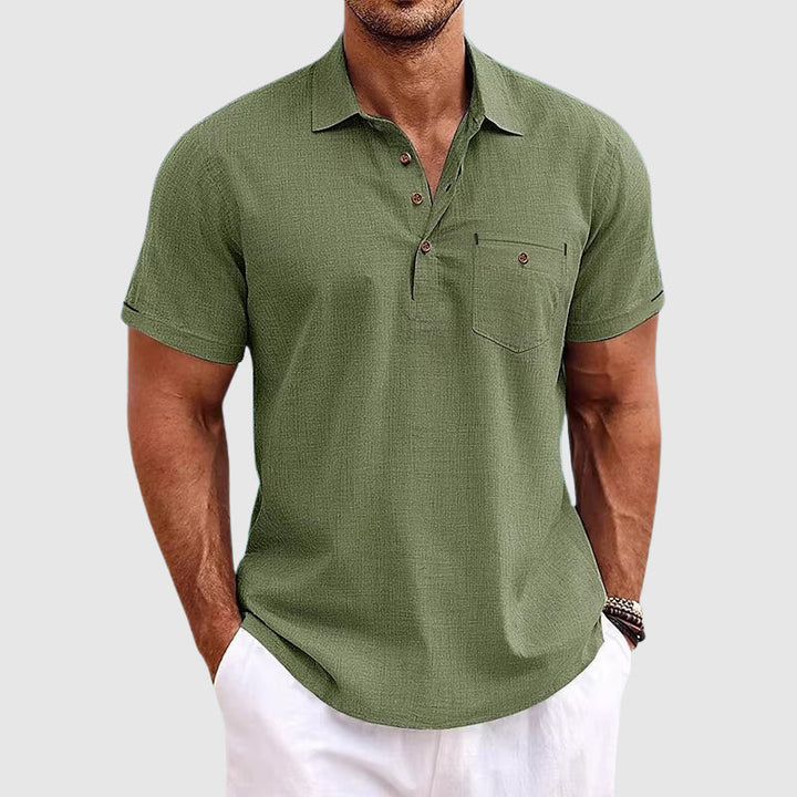 Magnus København | Linned Polo Skjorte