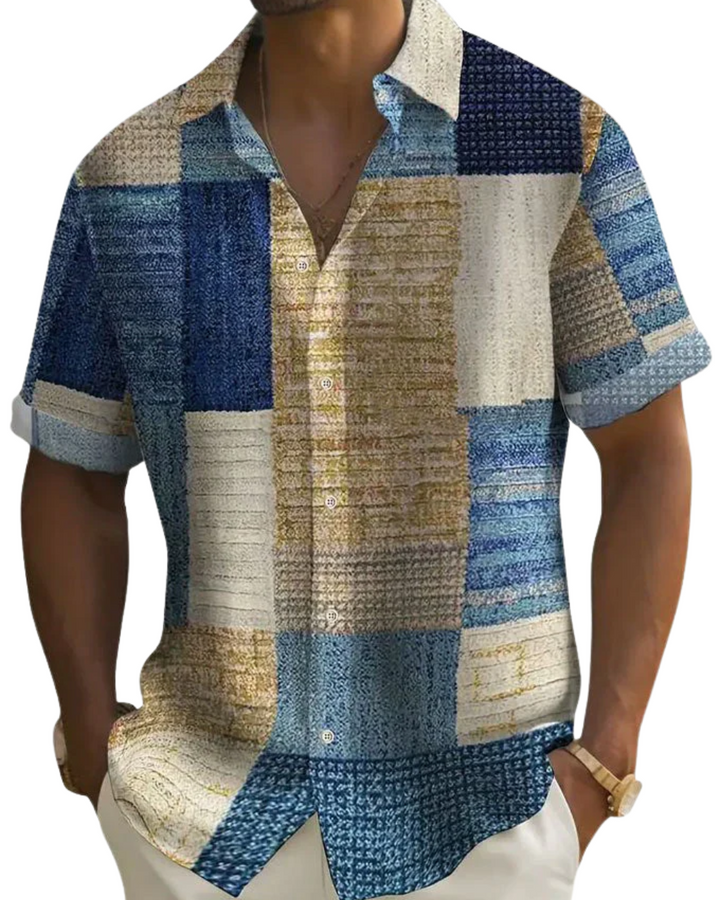 Magnus København | Elegant Patchwork Skjorte