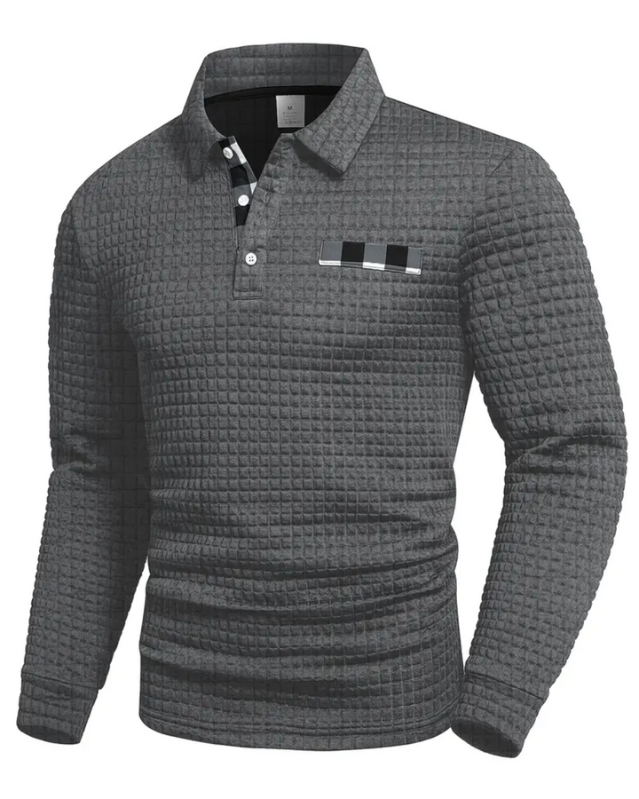 Magnus København | Ribbet Polo Sweater