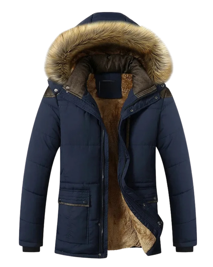 Magnus København | Elegant Polstret Fleece Vinterjakke