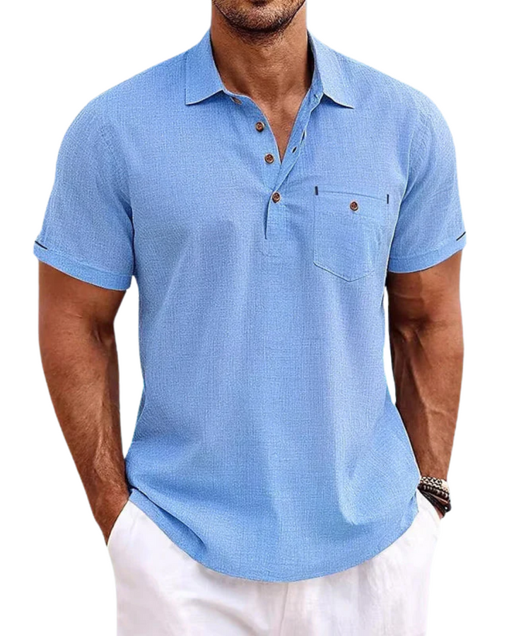 Magnus København | Linned Polo Skjorte