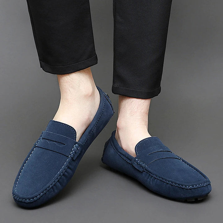Magnus København | Suede Båd Loafers
