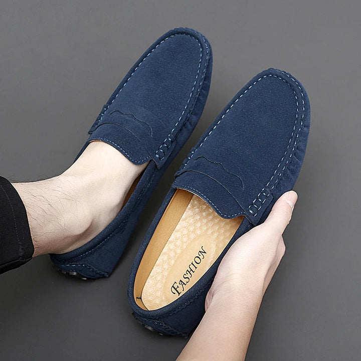 Magnus København | Suede Båd Loafers