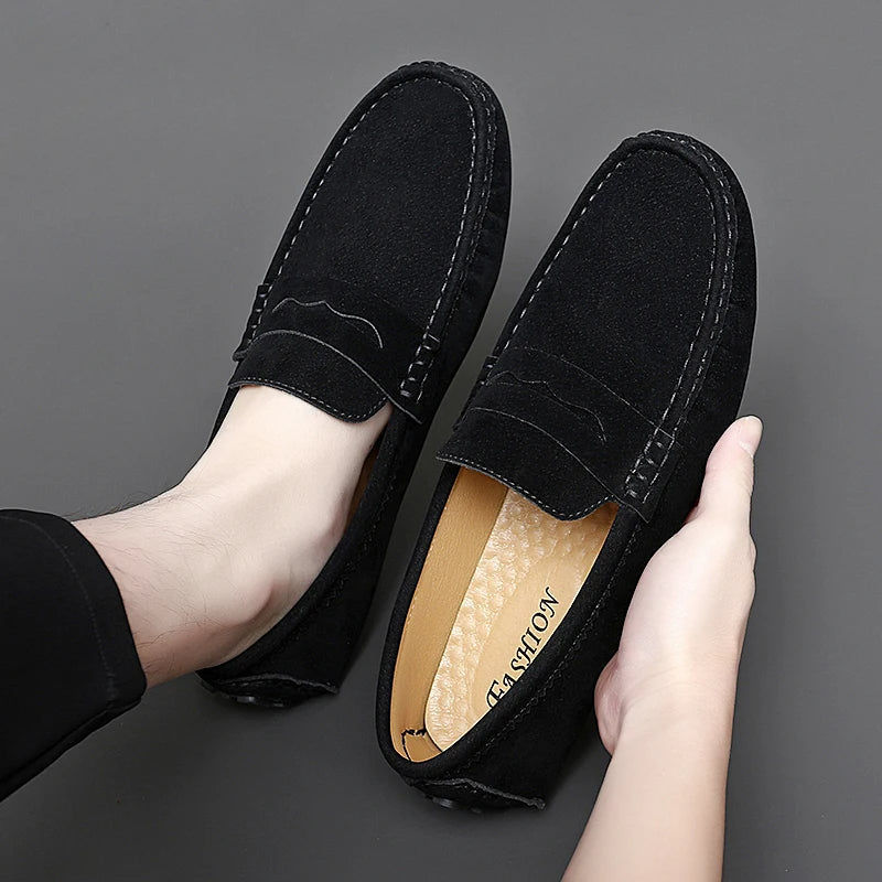 Magnus København | Suede Båd Loafers