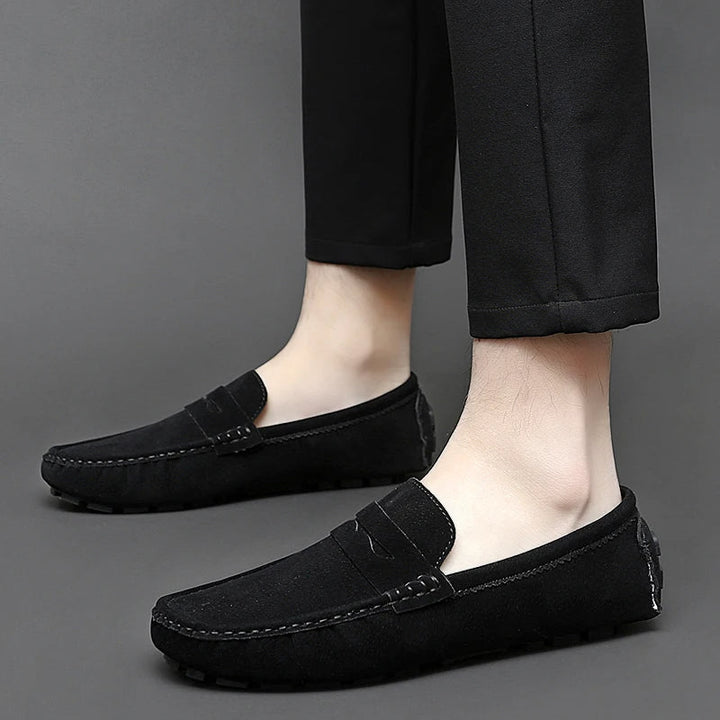 Magnus København | Suede Båd Loafers