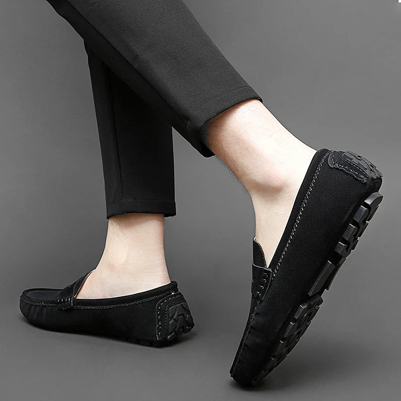 Magnus København | Suede Båd Loafers