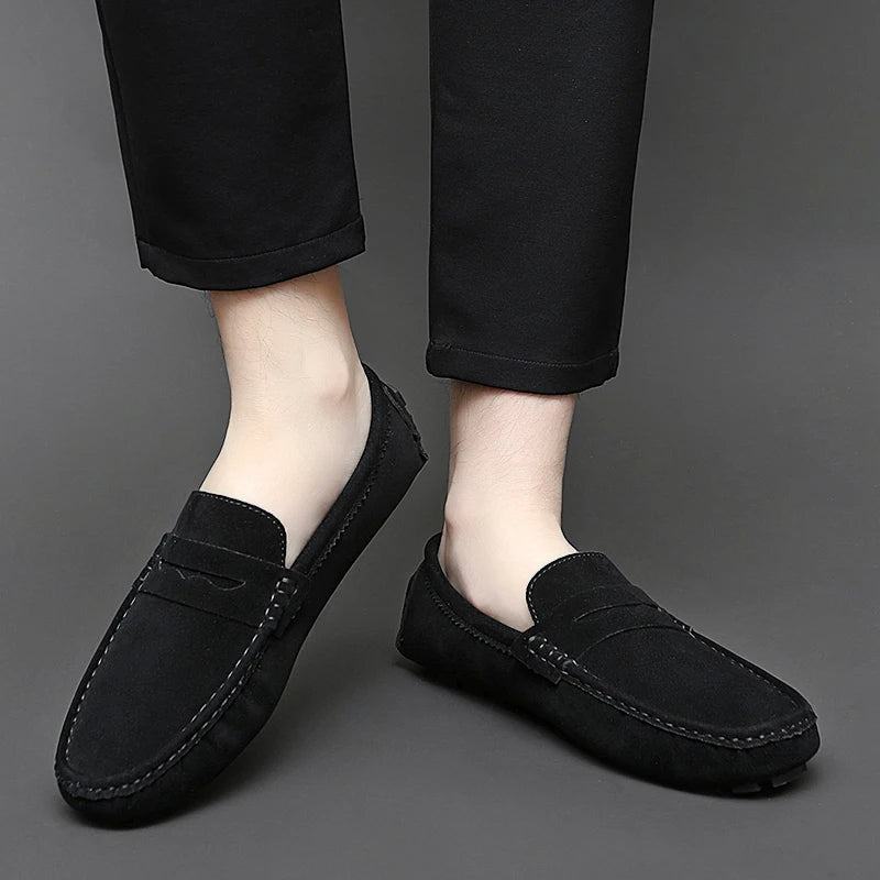 Magnus København | Suede Båd Loafers