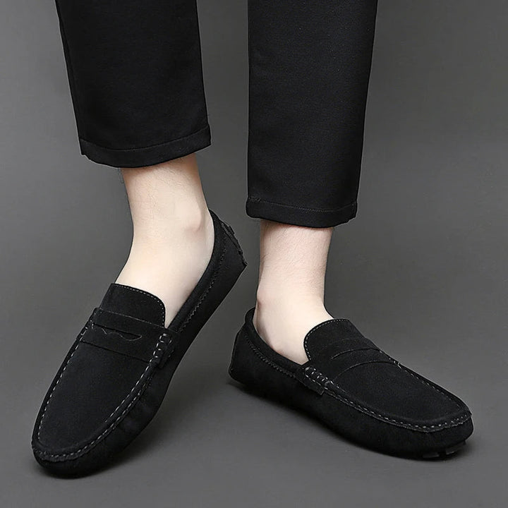 Magnus København | Suede Båd Loafers