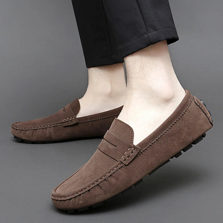 Magnus København | Suede Båd Loafers