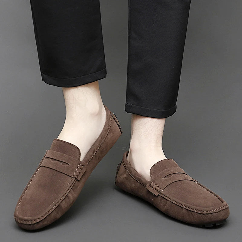 Magnus København | Suede Båd Loafers