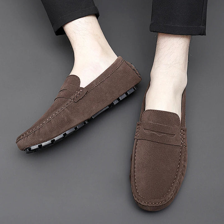 Magnus København | Suede Båd Loafers