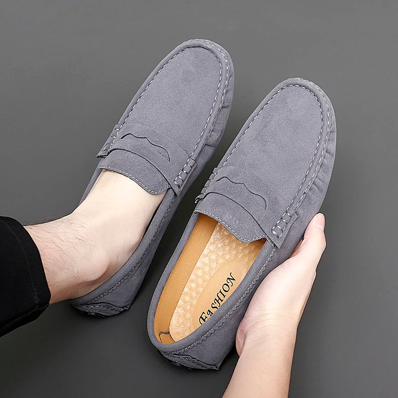 Magnus København | Suede Båd Loafers