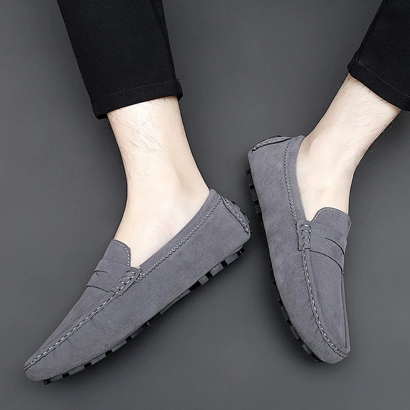 Magnus København | Suede Båd Loafers