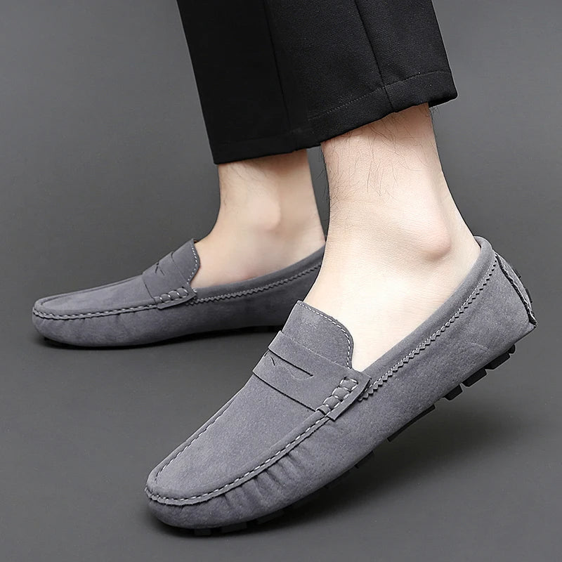 Magnus København | Suede Båd Loafers