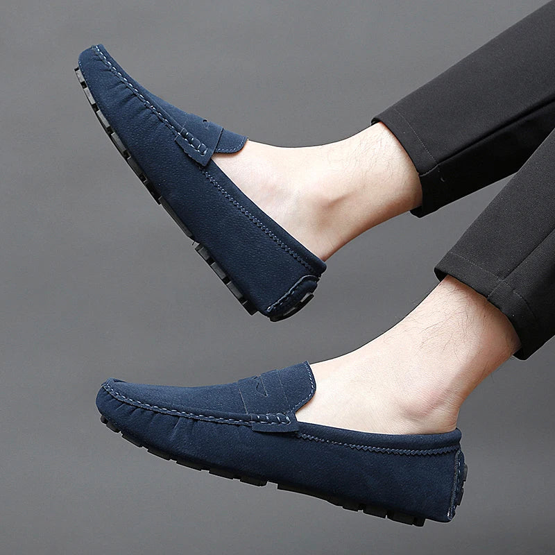 Magnus København | Suede Båd Loafers